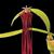 Bulbophyllum habrotinum  ('Boreno Queen' x 'Red Ribbon')